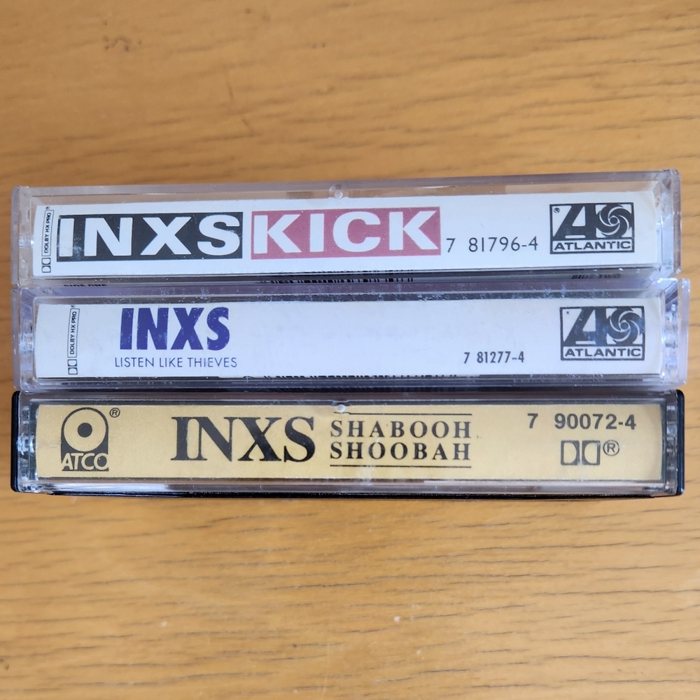 INXS - 1980s Cassette Tapes (Lot of 3) 
